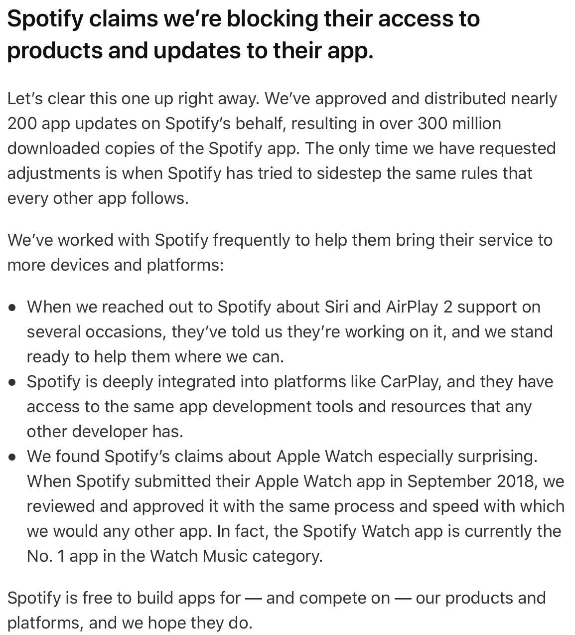 Apple Watch 3rd Party Spotify App